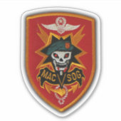 MACVSOG SOG Vietnam War Veterans Contour Sticker シール (正面)