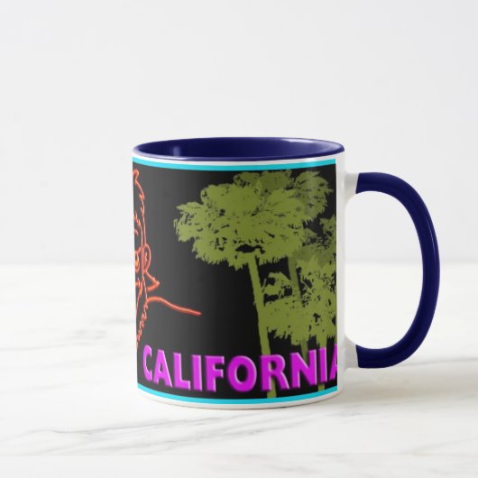 Macvyロサンゼルスカリフォルニアのマグ! マグカップ (右)