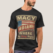 MACY, INストーリーの始まり Tシャツ (正面)