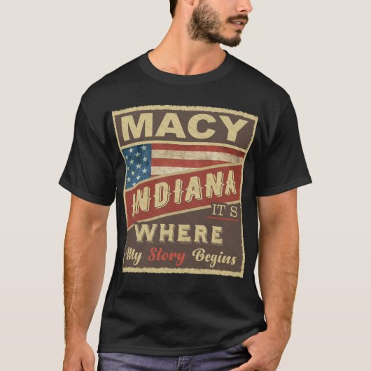 MACY, INストーリーの始まり Tシャツ (正面)