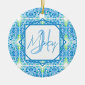 Macy Mosaic Christmas Ornament セラミックオーナメント (正面)