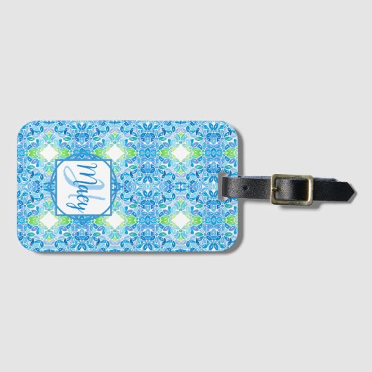 Macy Mosaic Luggage Tag ラゲッジタグ (正面横)