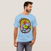 MADがデザインされたFRENZIEDminds Tシャツ (正面フル)