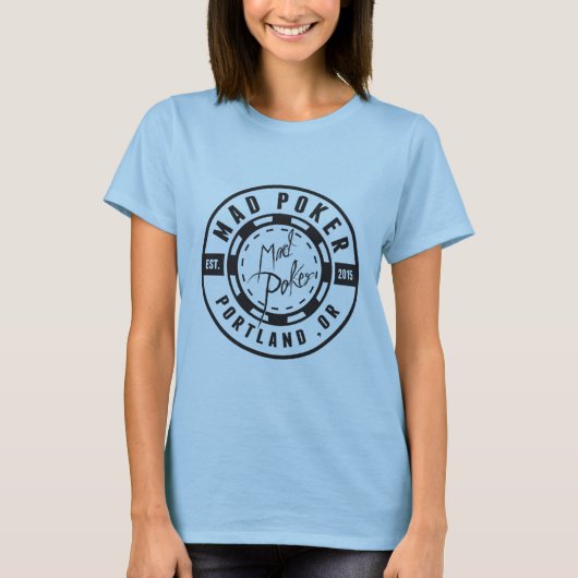 MADポーカーバレットロゴ 女性用Tシャツ Tシャツ (正面)