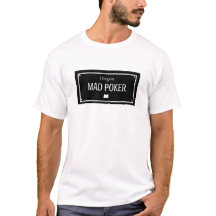 MADポーカー ブラックナンバープレートTシャツ