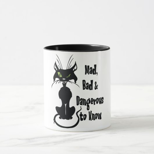 Mad, Bad & Dangerous to Know, 黒猫 マグカップ (中央)