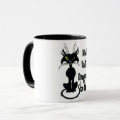 Mad, Bad & Dangerous to Know, 黒猫 マグカップ (正面左)
