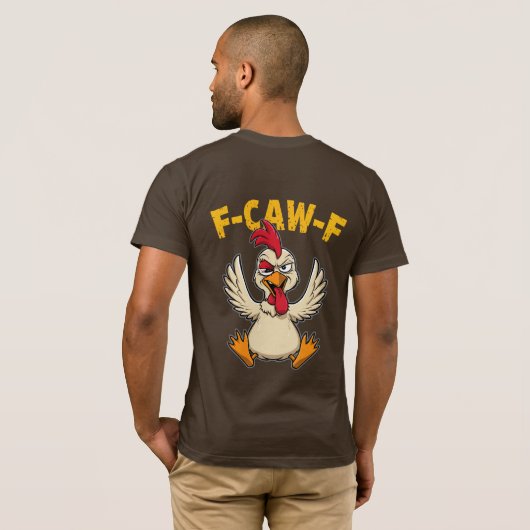 Mad Chicken Attitude Graphic Tee Tシャツ (裏面フル)