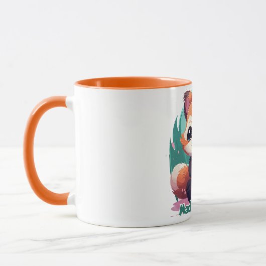 Mad curiosity - Curiosité folle マグカップ (左)