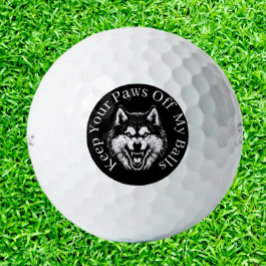 Mad Dog Wolf Golfers ゴルフボール