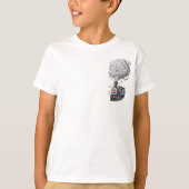 Mad Grumpy Steam Engine Choo Choo Kids Tシャツ (正面)