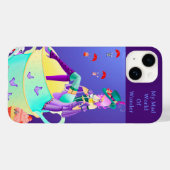 Mad Hatter in Tea Cup wonderland art Case-Mate iPhoneケース (裏面 (横))