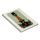 Mad Hatter Vintage Whimsical Tarot Inspired ノートブック (右側)
