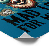 Mad Love For My Mama Deer Head Valentines Day Hunt ポスター (角)