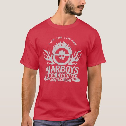 Mad Ma I live I die I live again warboys t Tシャツ (正面)
