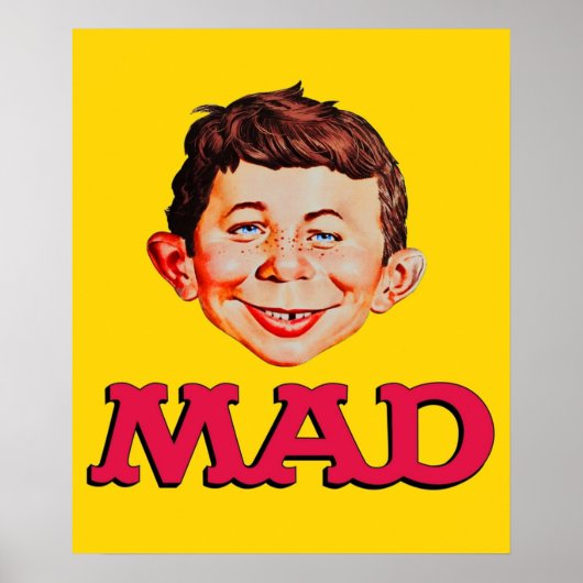 Mad Magazine Tシャツ ステッカー マスク ポスター (正面)