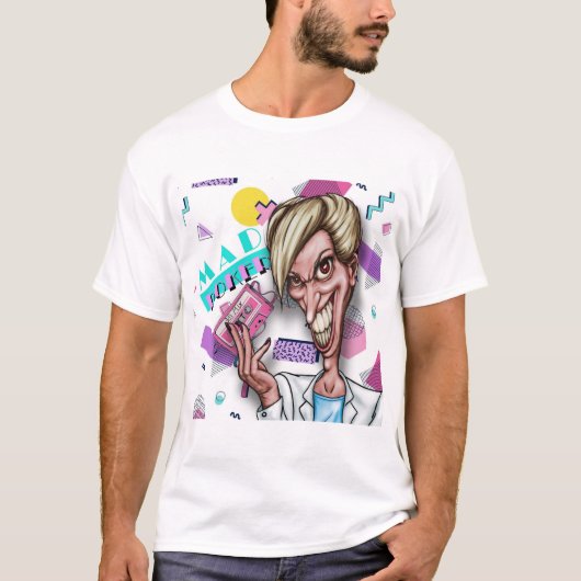 MAD Poker 80's Pazzo Tシャツ (正面)