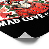 Mad Retro Love For My Mama Camo Deer Hunting Valen ポスター (角)