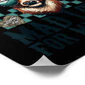 Mad Retro Love For My Mama Camo Deer Hunting Valen ポスター (角)