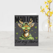 Mad Retro Love For My Mama Deer Hunting Happy Vale カード (黄色い花)