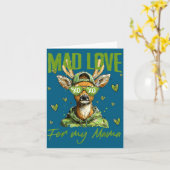 Mad Retro Love For My Mama Deer Hunting Happy Vale カード (黄色い花)