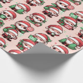 Mad Santa (Pink) ラッピングペーパー (角)
