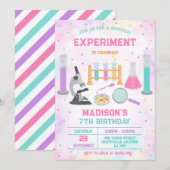 Mad Science Experiment Birthday Party Invitation 招待状 (正面/裏面)