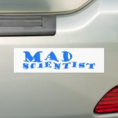 mad scientist バンパーステッカー (車上)