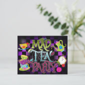 MAD TEA PARTY 不思議の国のお誕生日会の招待状 招待状 (スタンド正面)