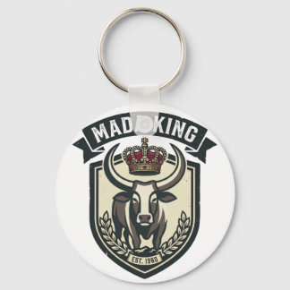 MADA KING | Malagasy Zebu Madagascar キーホルダー