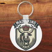 MADA KING | Malagasy Zebu Madagascar キーホルダー (裏面)