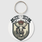 MADA KING | Malagasy Zebu Madagascar キーホルダー (裏面)