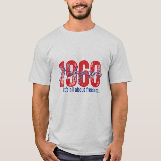 Madagascar 1960 Independence Day - Freedom Tシャツ (正面)