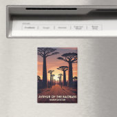 Madagascar Avenue of the Baobabs Travel マグネット (インサイチュ (食洗機))