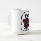 Madagascar Beats Hit Different - Malagasy Djembe D コーヒーマグカップ (正面左)