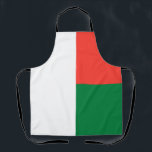 Madagascar Flag エプロン<br><div class="desc">Patriotic flag of Madagascar.</div>