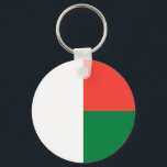 Madagascar Flag キーホルダー<br><div class="desc">Patriotic flag of Madagascar.</div>