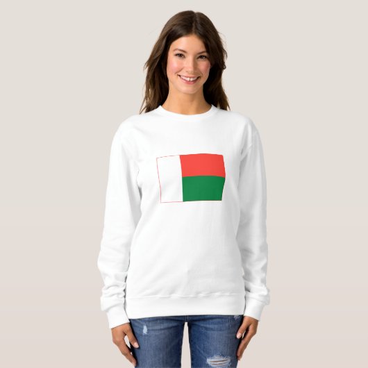 Madagascar Flag スウェットシャツ (正面フル)
