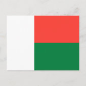 Madagascar Flag ポストカード (正面)