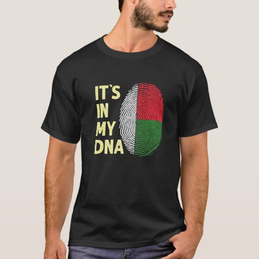 Madagascar In My Dna Madagascan Flag Team Madagasc Tシャツ (正面)
