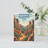 Madagascar Isalo National Park Travel ポストカード (スタンド正面)