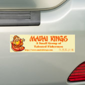 Madaikingsのステッカー バンパーステッカー (車上)