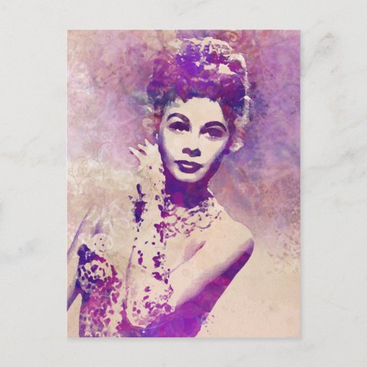 Madamポストカードに電話かわいらしする ポストカード (正面)