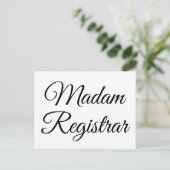 Madamレジストラー ポストカード (スタンド正面)