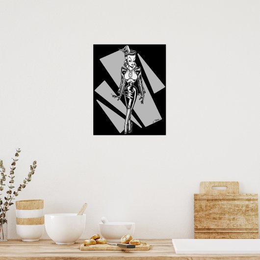 Madam火星™/シャドウ ポスター (キッチン)