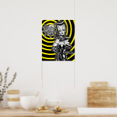 Madam Mars™/Pet Brain-Bat ポスター (キッチン)