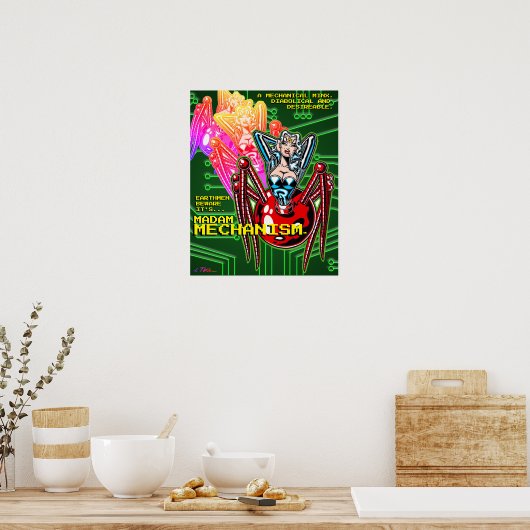 Madam Mechanism™/Beware  ポスター (キッチン)