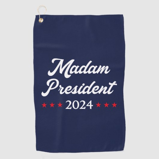 Madam President 2024 I - Kamala Harris ゴルフタオル (正面)