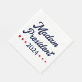 Madam President 2024 I - Kamala Harris スタンダードランチョンナプキン (角)