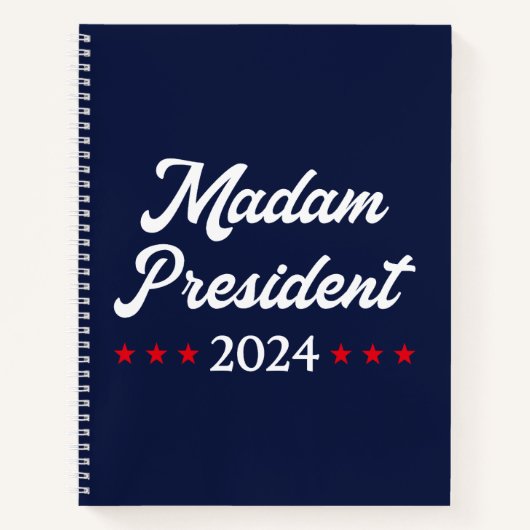 Madam President 2024 I - Kamala Harris ノートブック (正面)